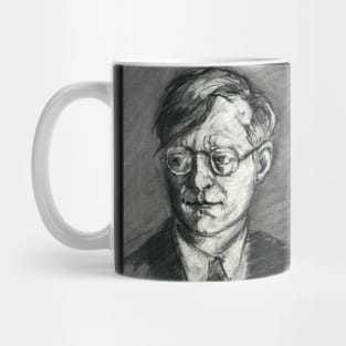 Dmitri Shostakovich - charcoal portrait Mug